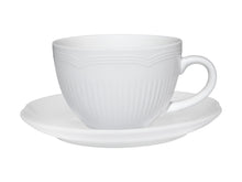 Load image into Gallery viewer, Maxwell &amp; Williams White Basics Rococo Cup &amp; Saucer 240ML