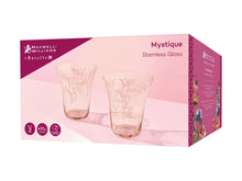 Load image into Gallery viewer, Maxwell &amp; Williams Estelle Michaelides Mystique Stemless Glass 470ML Set of 2 Melon Gift Boxed