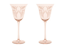 Load image into Gallery viewer, Maxwell &amp; Williams Estelle Michaelides Mystique Wine Glass 320ML Set of 2 Melon Gift Boxed
