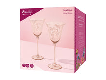 Load image into Gallery viewer, Maxwell &amp; Williams Estelle Michaelides Mystique Wine Glass 320ML Set of 2 Melon Gift Boxed