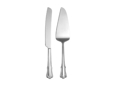 Casa Domani Castello Cake Serving 2 Piece - Stainless Steel Gift Boxed