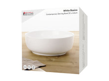 Load image into Gallery viewer, Maxwell &amp; Williams White Basics Contemporary Serving Bowl 20x6.5cm - Gift Boxed