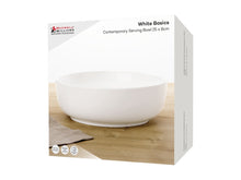 Load image into Gallery viewer, Maxwell &amp; Williams White Basics Contemporary Serving Bowl 25x8cm - Gift Boxed