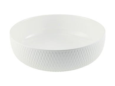 Maxwell & Williams White Basics Diamonds Serving Bowl 20x6.5cm Gift Boxed (S)