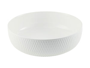 Maxwell & Williams White Basics Diamonds Serving Bowl 20x6.5cm Gift Boxed (S)