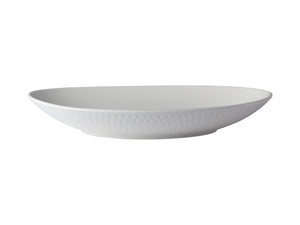 Maxwell & Williams White Basics Diamonds Oval Bowl - 30x21cm