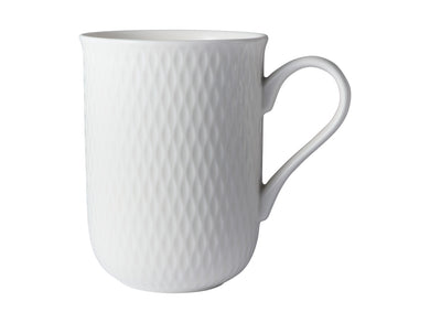 Maxwell & Williams White Basics Diamonds Regent Mug - 350ML