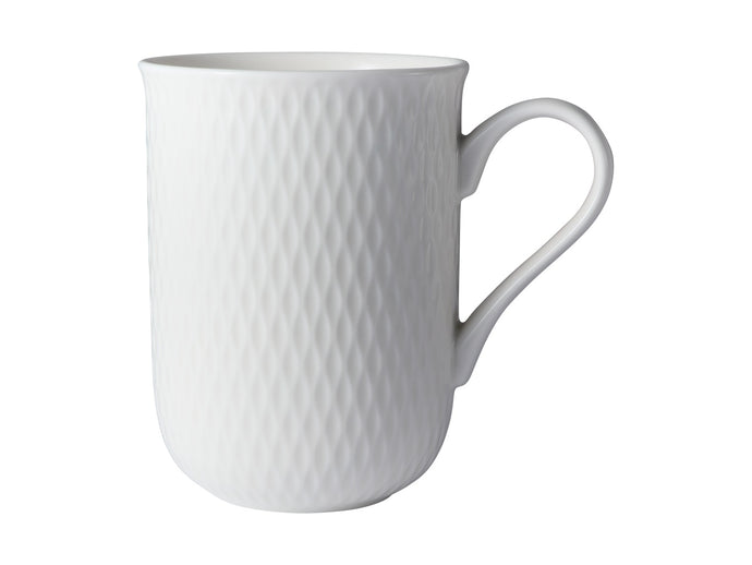 Maxwell & Williams White Basics Diamonds Regent Mug - 350ML