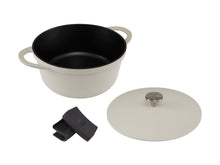 Load image into Gallery viewer, Maxwell &amp; Williams Cast Lite Non-Stick Casserole - 28cm/6.3L Ecru Gift Boxed