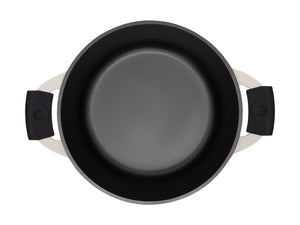 Maxwell & Williams Cast Lite Non-Stick Casserole - 28cm/6.3L Ecru Gift Boxed