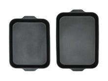 Load image into Gallery viewer, Maxwell &amp; Williams Cast Lite Non-Stick Roaster Set of 2 - 34/38cm Black Gift Boxed