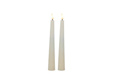 Load image into Gallery viewer, Maxwell &amp; Williams Let's Get Lit Linea LED Taper Wax Candle 22cm Set of 2 Soy Gift Boxed