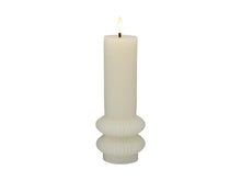 Load image into Gallery viewer, Maxwell &amp; Williams Let's Get Lit Linea LED Sculptural Wax Candle 7.5x18.5cm Soy Gift Boxed