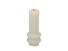 Load image into Gallery viewer, Maxwell &amp; Williams Let's Get Lit Linea LED Sculptural Wax Candle 7.5x18.5cm Soy Gift Boxed