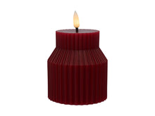 Load image into Gallery viewer, Maxwell &amp; Williams Let's Get Lit Linea LED Sculptural Wax Candle 8.5x10cm Cherry Gift Boxed