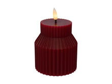 Load image into Gallery viewer, Maxwell &amp; Williams Let's Get Lit Linea LED Sculptural Wax Candle 8.5x10cm Cherry Gift Boxed