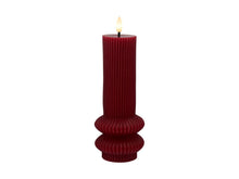 Load image into Gallery viewer, Maxwell &amp; Williams Let's Get Lit Linea LED Sculptural Wax Candle 7.5x18.5cm Cherry Gift Boxed