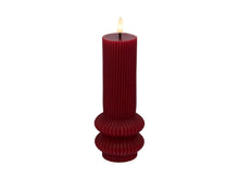 Load image into Gallery viewer, Maxwell &amp; Williams Let's Get Lit Linea LED Sculptural Wax Candle 7.5x18.5cm Cherry Gift Boxed