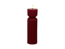 Load image into Gallery viewer, Maxwell &amp; Williams Let's Get Lit Linea LED Sculptural Wax Candle 6.5x22cm Cherry Gift Boxed