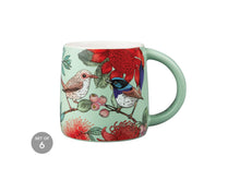 Load image into Gallery viewer, Maxwell &amp; Williams Eloise Short Native Grace Superb Fairy Wren Mug 350ML