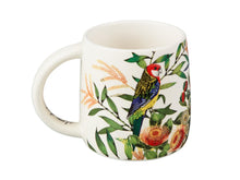 Load image into Gallery viewer, Maxwell &amp; Williams Eloise Short Native Grace Eastern Rosella Mug 350ML