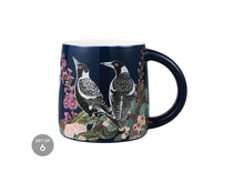 Load image into Gallery viewer, Maxwell &amp; Williams Eloise Short Native Grace Magpie Mug 350ML