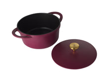 Load image into Gallery viewer, Maxwell &amp; Williams Cast Lite Non-Stick Casserole - 24cm/4.2L Gift Boxed - Cherry