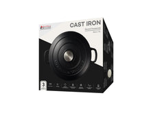 Load image into Gallery viewer, Maxwell &amp; Williams Cast Iron Round Casserole Black 26cm / 4L Gift Boxed