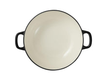 Load image into Gallery viewer, Maxwell &amp; Williams Cast Iron Round Casserole Black 26cm / 4L Gift Boxed