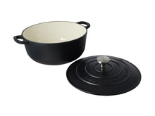 Load image into Gallery viewer, Maxwell &amp; Williams Cast Iron Round Casserole Black 28cm / 6.2L Gift Boxed