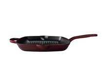 Load image into Gallery viewer, Maxwell &amp; Williams Cast Iron Grill pan Merlot 26cm - Gift Boxed