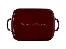 Load image into Gallery viewer, Maxwell &amp; Williams Cast Iron Roaster Merlot 34x26cm / 5L Gift Boxed