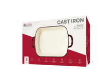Load image into Gallery viewer, Maxwell &amp; Williams Cast Iron Roaster Merlot 34x26cm / 5L Gift Boxed