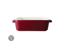 Load image into Gallery viewer, Maxwell &amp; Williams Epicurious Square Baker 24x7.5cm Gift Boxed - Bordeaux