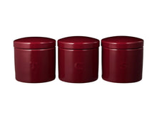 Load image into Gallery viewer, Maxwell &amp; Williams Epicurious Canister Set of 3 - Bordeaux