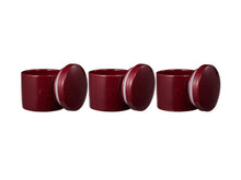 Load image into Gallery viewer, Maxwell &amp; Williams Epicurious Canister Set of 3 - Bordeaux