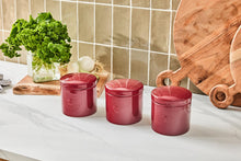 Load image into Gallery viewer, Maxwell &amp; Williams Epicurious Canister Set of 3 - Bordeaux