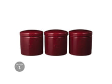 Load image into Gallery viewer, Maxwell &amp; Williams Epicurious Canister Set of 3 - Bordeaux