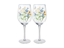 Load image into Gallery viewer, Maxwell &amp; Williams Fluttering Meadow Wine Glass 580ML Set of 2 Gift Boxed