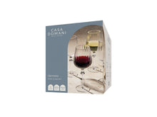 Load image into Gallery viewer, Casa Domani Giovana Wine Glass 600ML Set of 4 Gift Boxed
