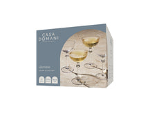 Load image into Gallery viewer, Casa Domani Giovana Coupe Glass 250ML Set of 4 Gift Boxed