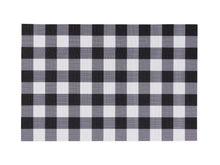 Load image into Gallery viewer, Casa Domani Trattoria Placemat 45x30cm Black Check