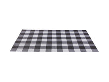 Load image into Gallery viewer, Casa Domani Trattoria Placemat 45x30cm Black Check