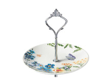 Load image into Gallery viewer, Maxwell &amp; Williams Fluttering Meadow 2 Tiered Cake Stand 15/19x26cm Gift Boxed