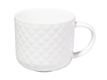 Load image into Gallery viewer, Maxwell &amp; Williams White Basics Mug 440ML Quilted Diamond