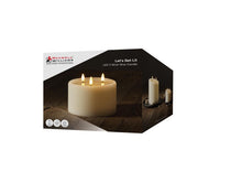 Load image into Gallery viewer, Maxwell &amp; Williams Let's Get Lit Candle 3 Wick 15x10cm Natural Gift Boxed