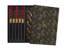 Load image into Gallery viewer, Tokyo Design Chopstick Sardine Chopsticks with Rest 10 Piece Gift Boxed Assorted
