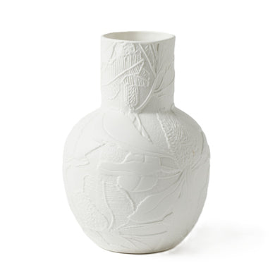 Pilbeam Living Banksia Round Vase - White