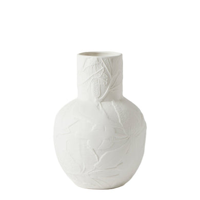 Pilbeam Living Banksia Round Vase Small - White