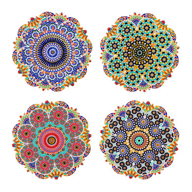 Hepburn Ceramic Sun Shape Coaster - Set of 4